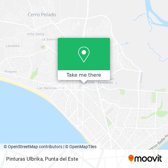 Pinturas Ulbrika map