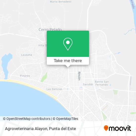 Agroveterinaria Alayon map