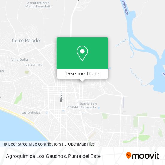Mapa de Agroquímica Los Gauchos