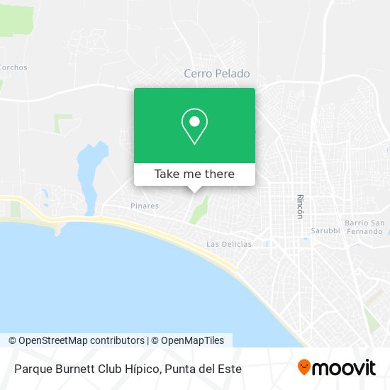 Parque Burnett Club Hípico map