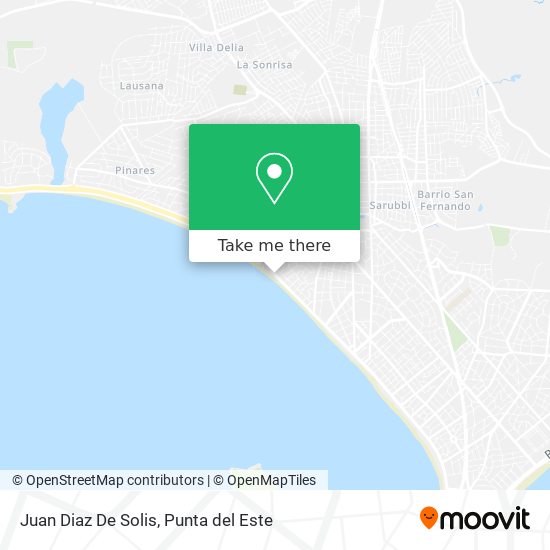 Mapa de Juan Diaz De Solis