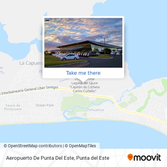 Aeropuerto De Punta Del Este map