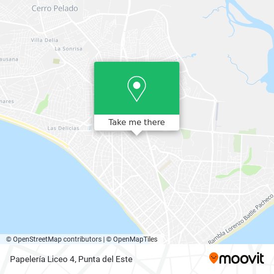 Mapa de Papelería Liceo 4