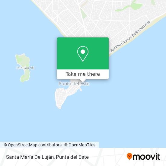 Santa María De Luján map