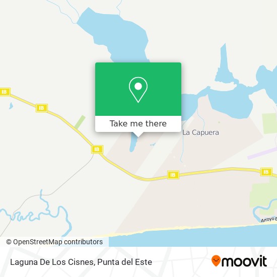 Laguna De Los Cisnes map