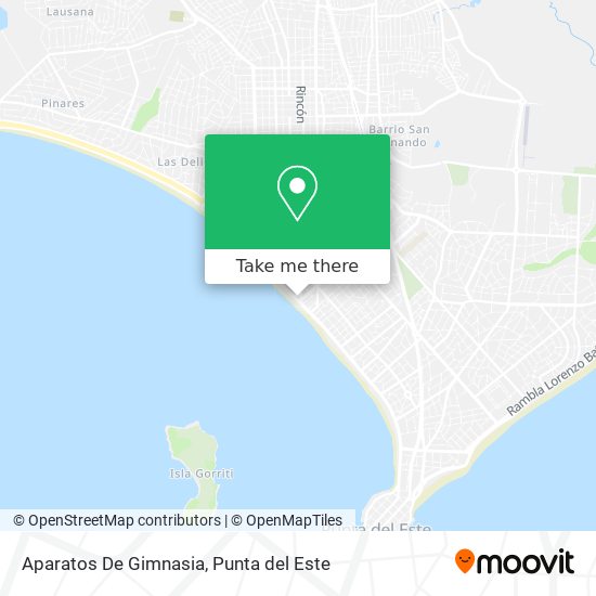 Mapa de Aparatos De Gimnasia