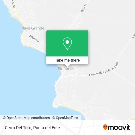 Cerro Del Toro map