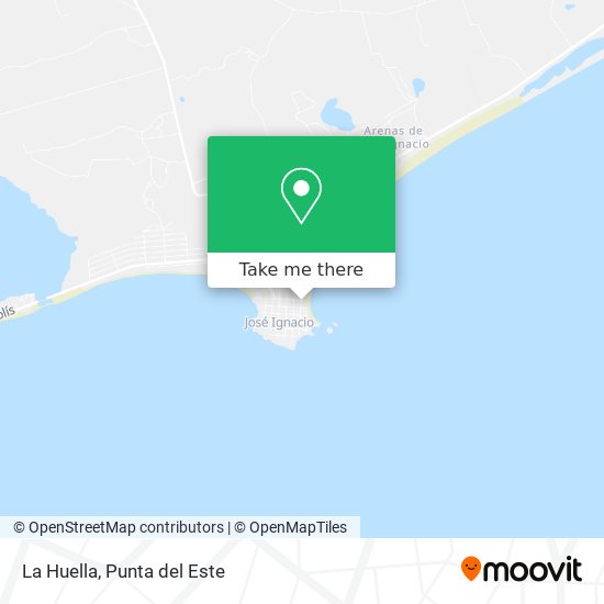 La Huella map