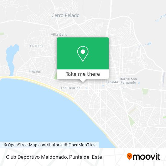 Club Deportivo Maldonado map