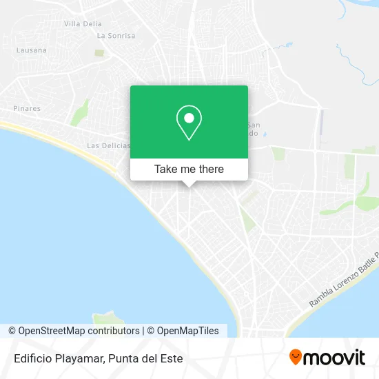 Edificio Playamar map