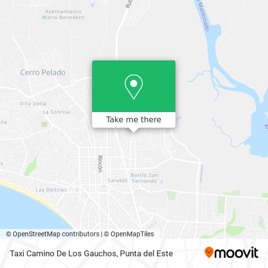 Mapa de Taxi Camino De Los Gauchos