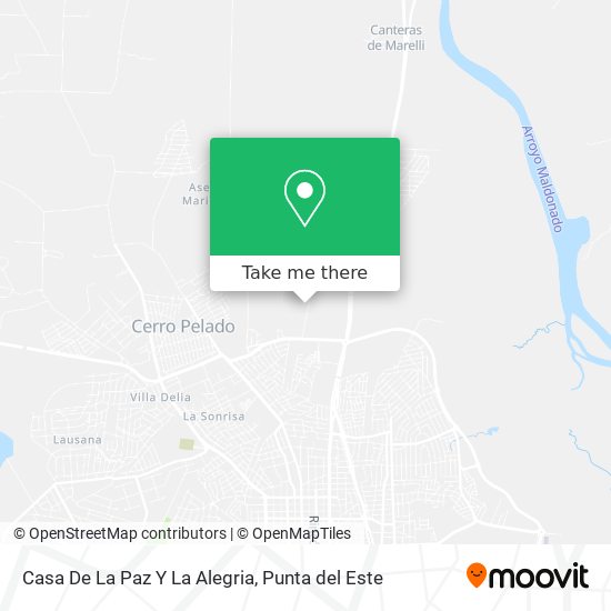 Mapa de Casa De La Paz Y La Alegria