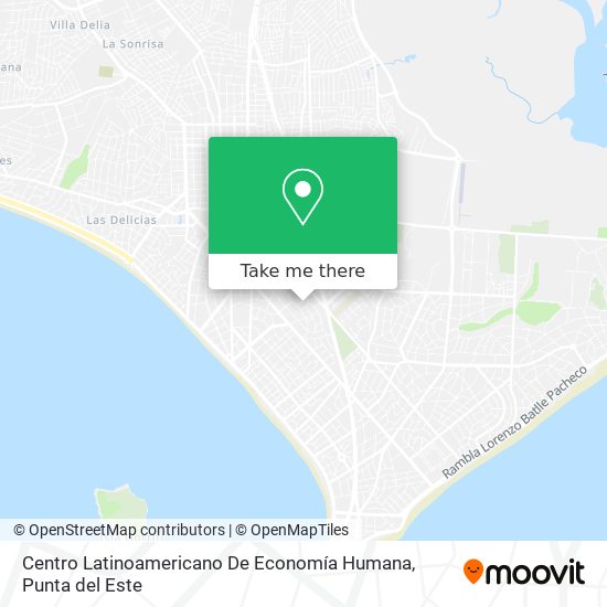 Centro Latinoamericano De Economía Humana map