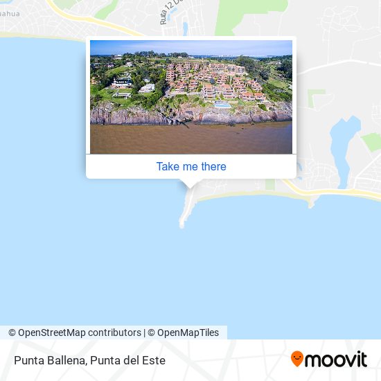 Mapa de Punta Ballena