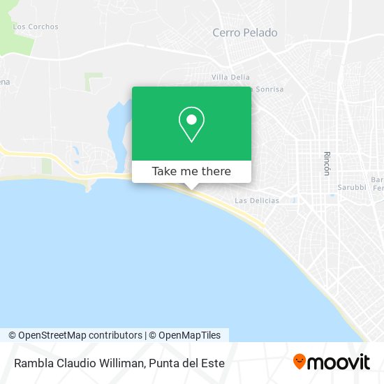 Rambla Claudio Williman map