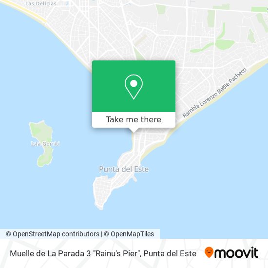 Mapa de Muelle de La Parada 3 "Rainu's Pier"