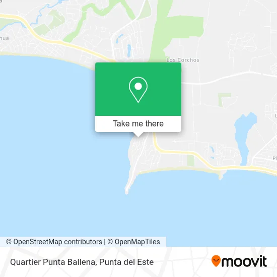 Quartier Punta Ballena map