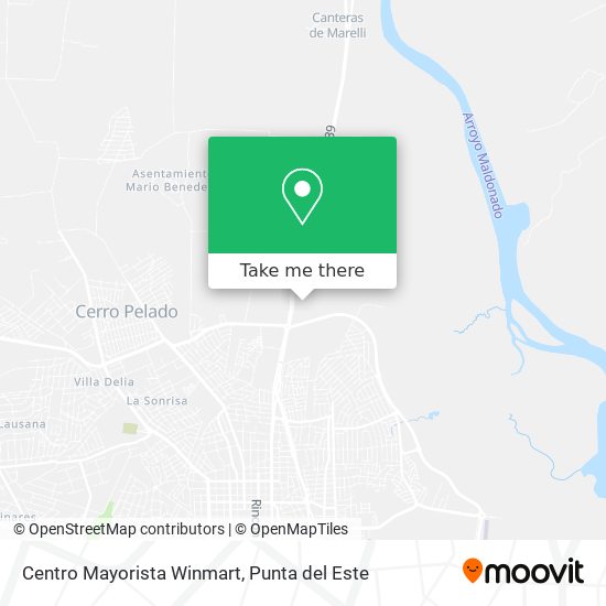 Mapa de Centro Mayorista Winmart