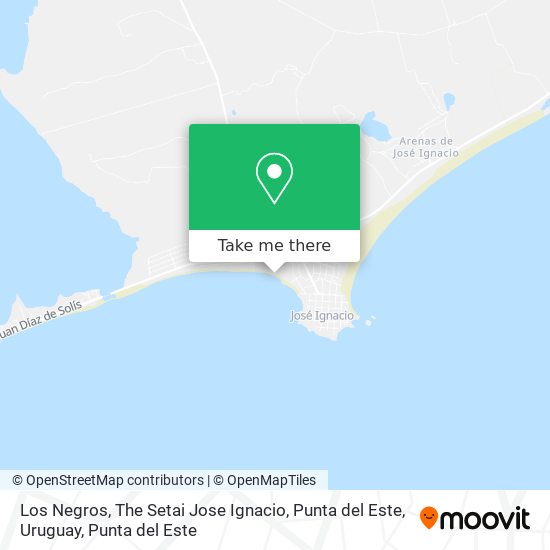 Mapa de Los Negros, The Setai Jose Ignacio, Punta del Este, Uruguay