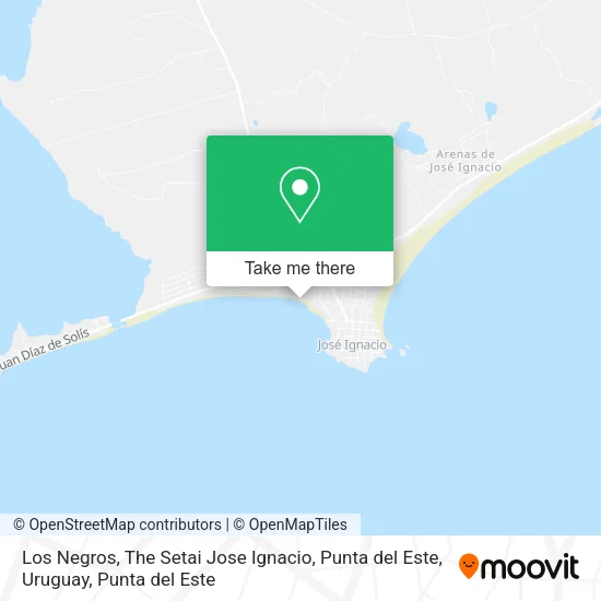 Los Negros, The Setai Jose Ignacio, Punta del Este, Uruguay map