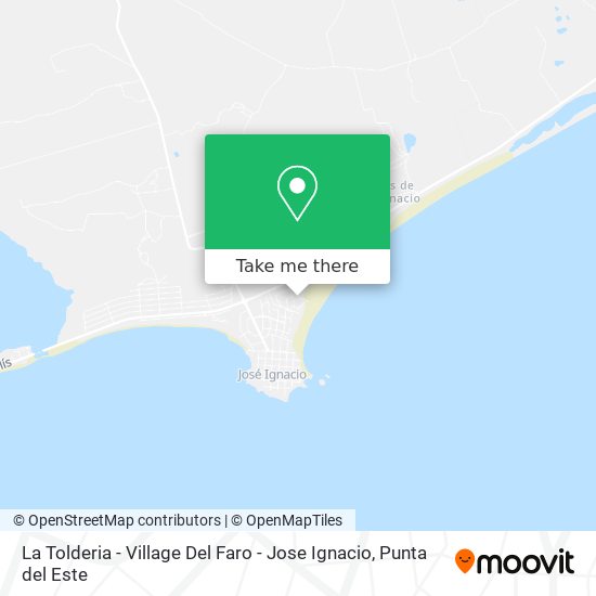 La Tolderia - Village Del Faro - Jose Ignacio map
