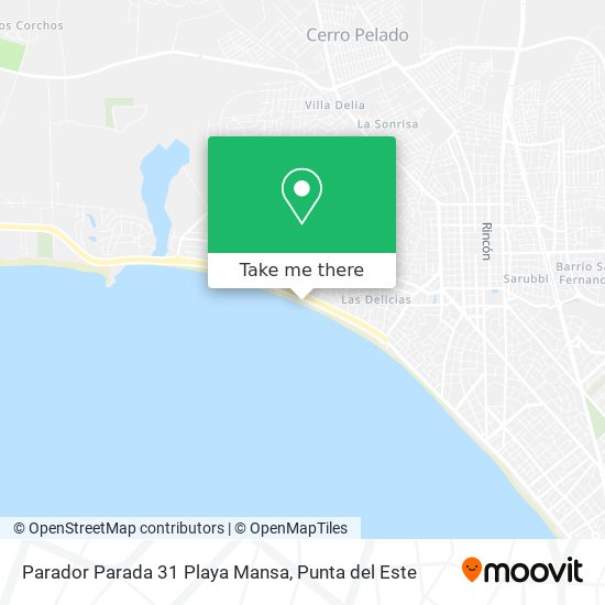 Parador Parada 31 Playa Mansa map