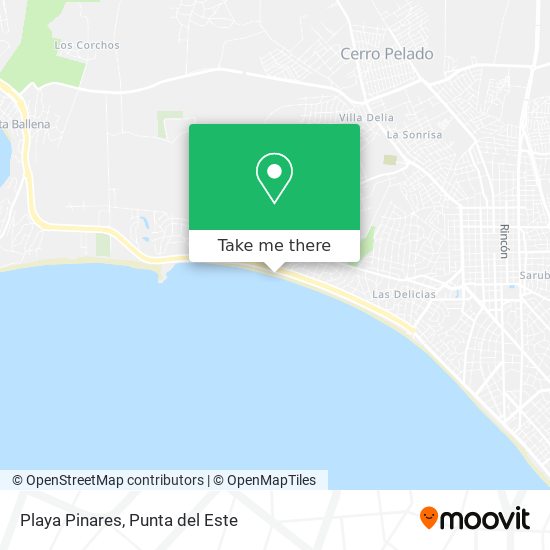 Playa Pinares map