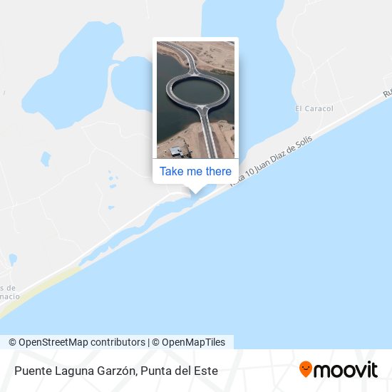 Mapa de Puente Laguna Garzón