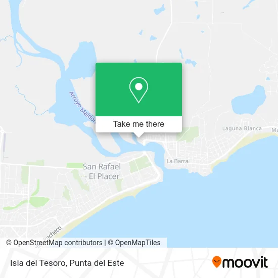 Isla del Tesoro map