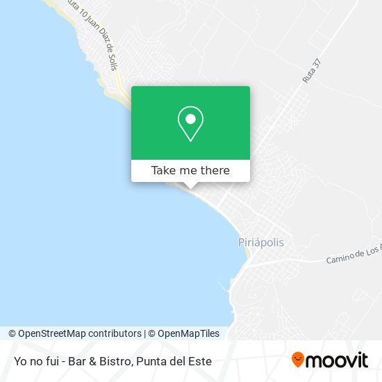 Mapa de Yo no fui - Bar & Bistro