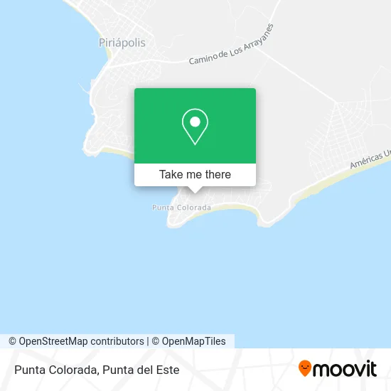 Punta Colorada map