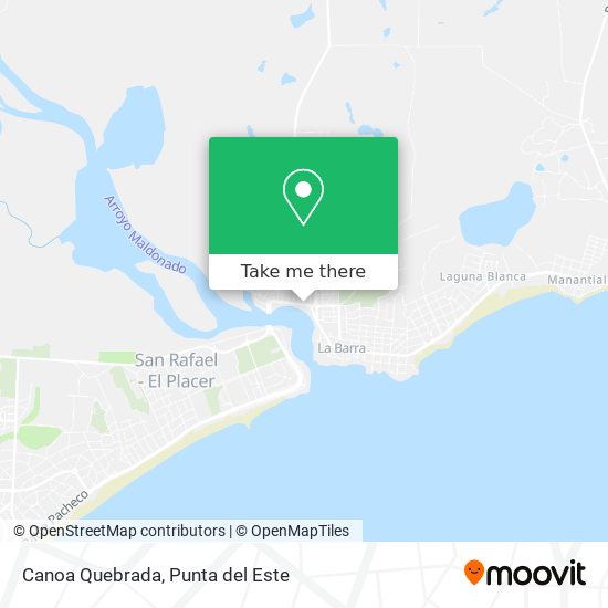 Canoa Quebrada map