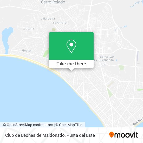 Club de Leones de Maldonado map