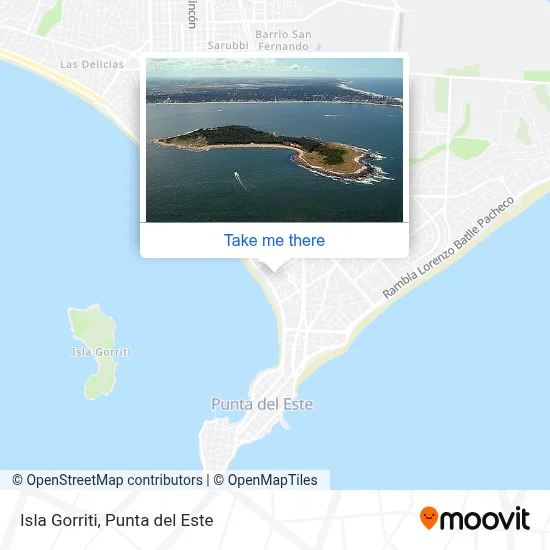 Isla Gorriti map