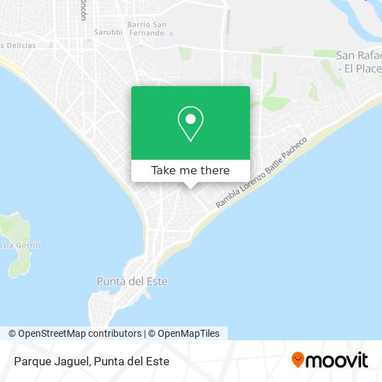 Parque Jaguel map