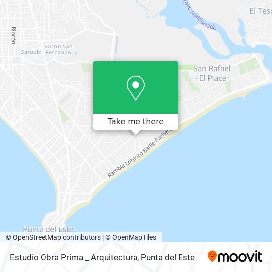 Estudio Obra Prima _ Arquitectura map