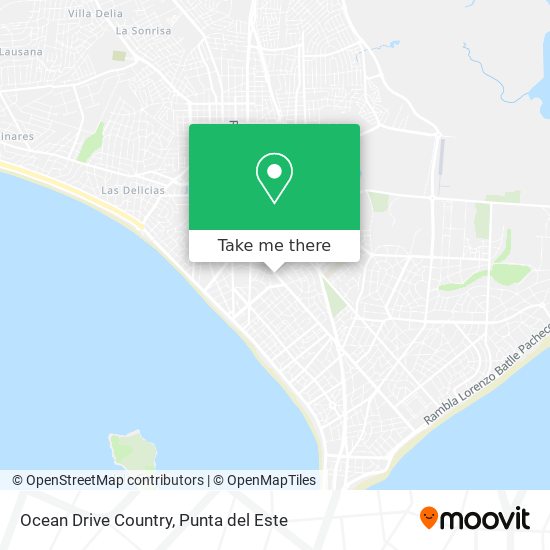 Ocean Drive Country map