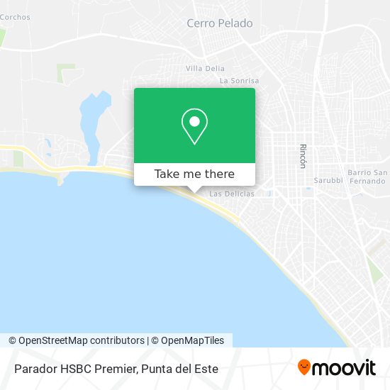 Parador HSBC Premier map