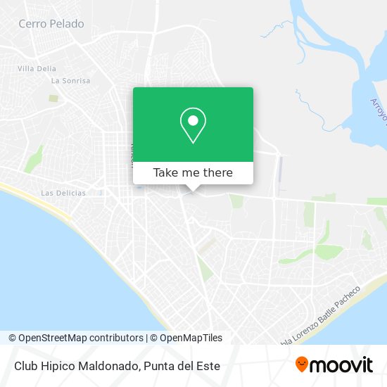 Club Hipico Maldonado map