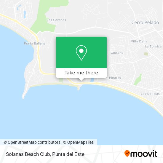 Solanas Beach Club map