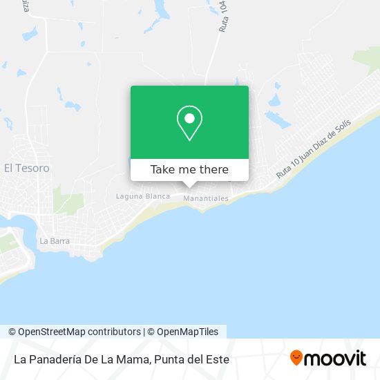 La Panadería De La Mama map