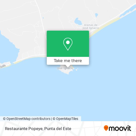 Restaurante Popeye map