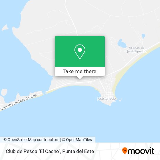 Mapa de Club de Pesca "El Cacho"