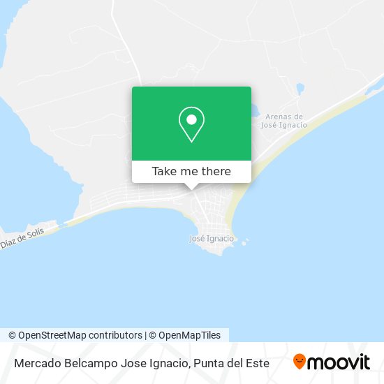 Mapa de Mercado Belcampo Jose Ignacio
