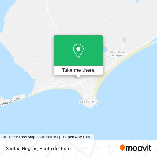 Santas Negras map