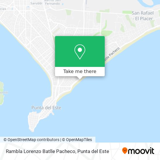 Rambla Lorenzo Batlle Pacheco map