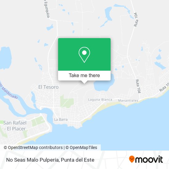 No Seas Malo Pulpería map