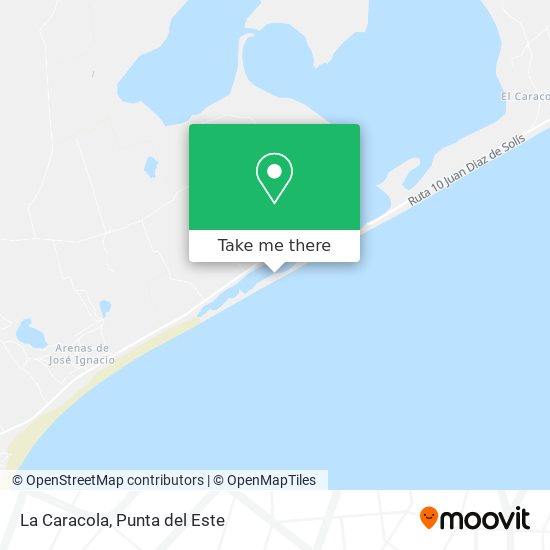 Mapa de La Caracola