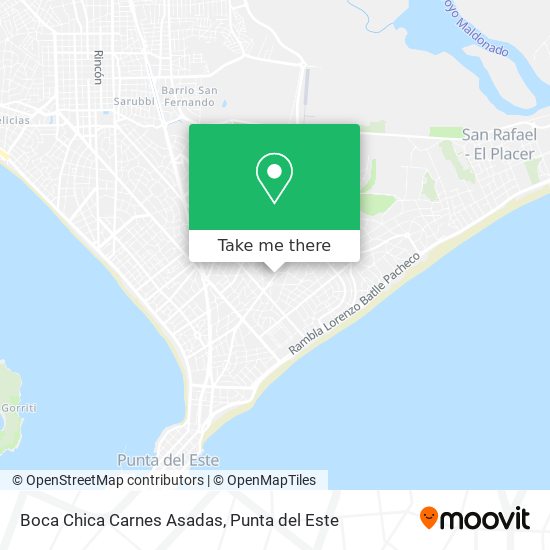 Boca Chica Carnes Asadas map