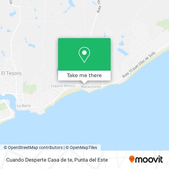 Cuando Desperte Casa de te map